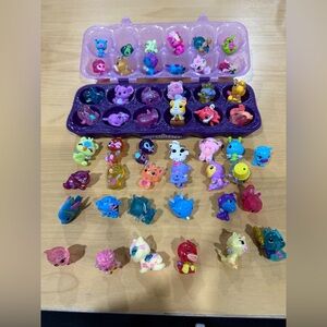 Lot of 49 Hatchimals Mini Figures Collectibles Toys Figurines .